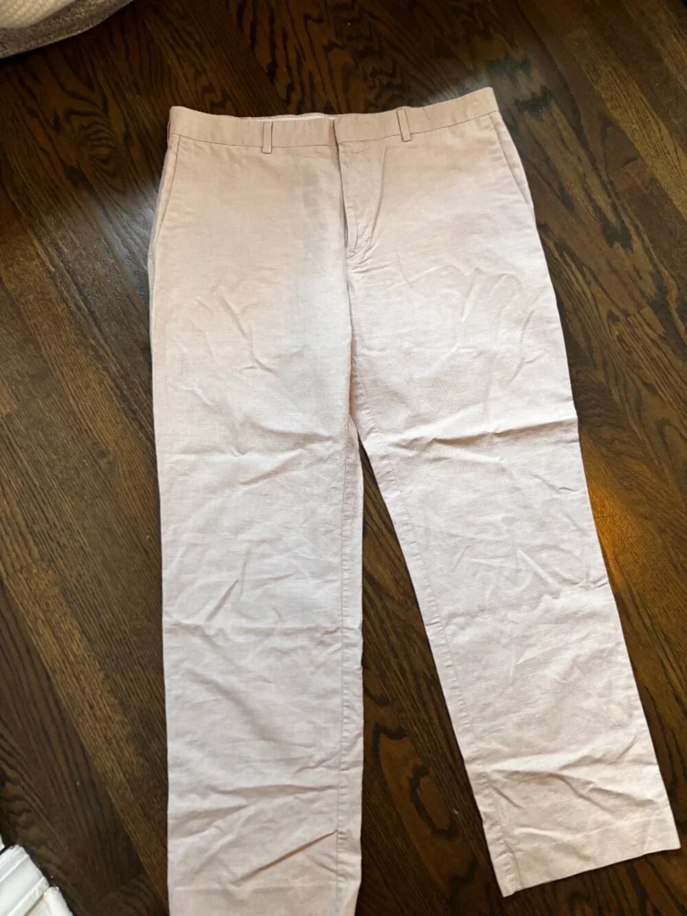 Cream Cubavera Cotton/Linen Pants